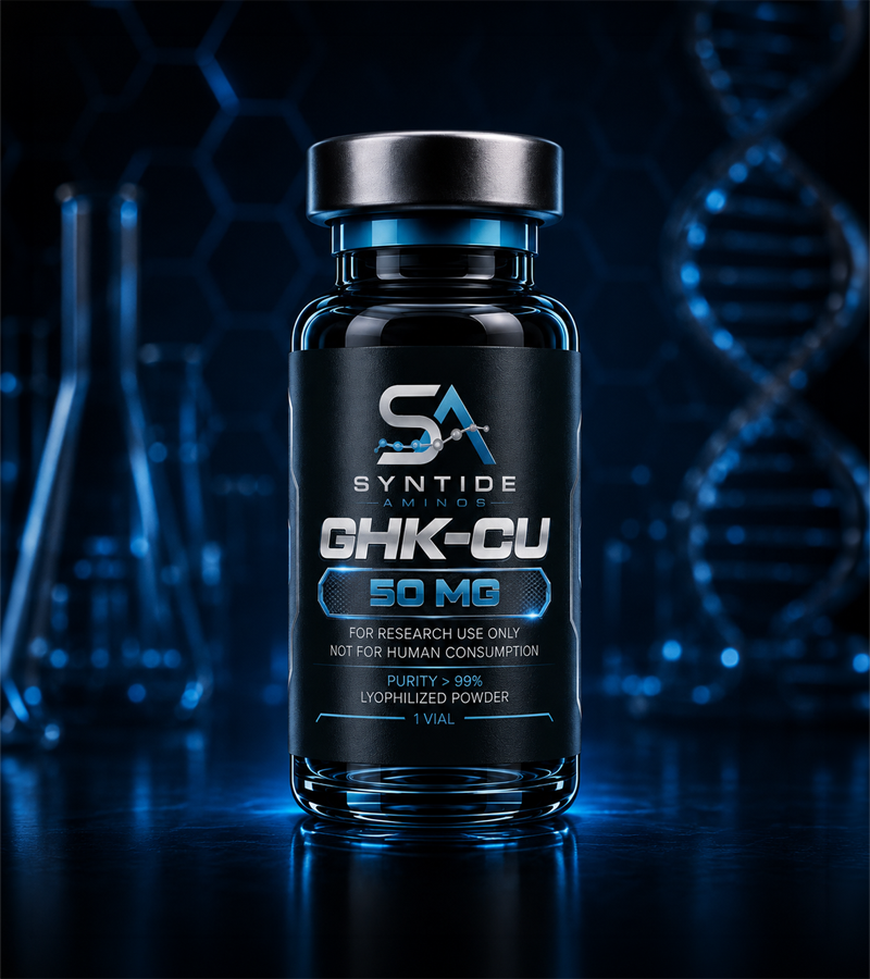Syntide Aminos GHK-Cu research vial