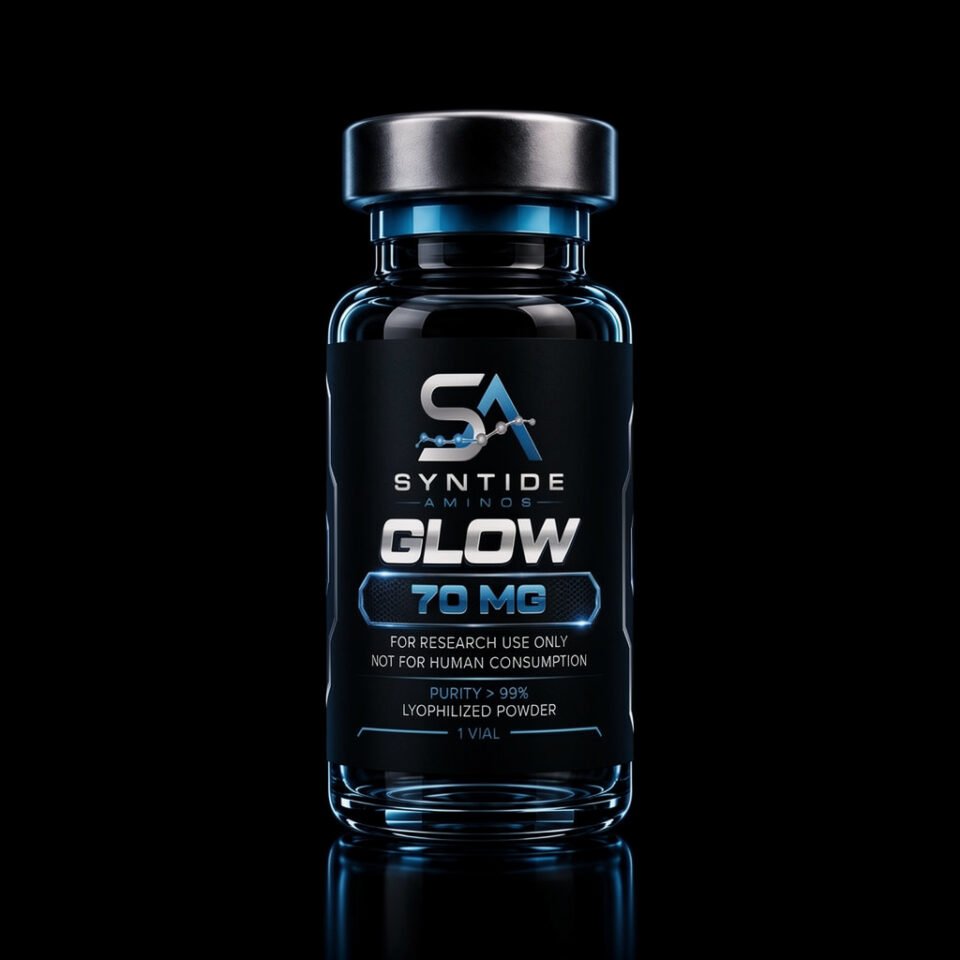 Syntide Aminos GLOW 70 mg research blend vial