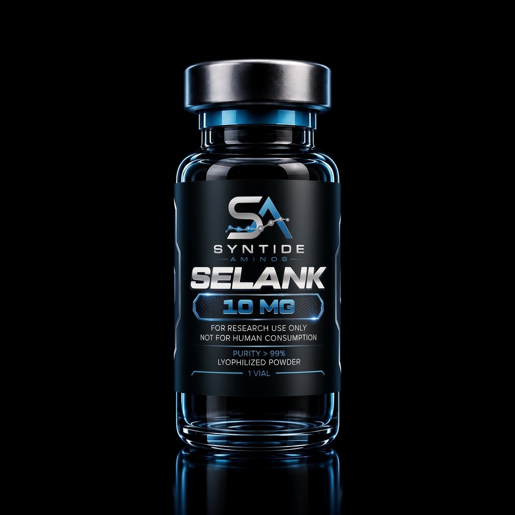 Syntide Aminos Selank 10 mg research vial