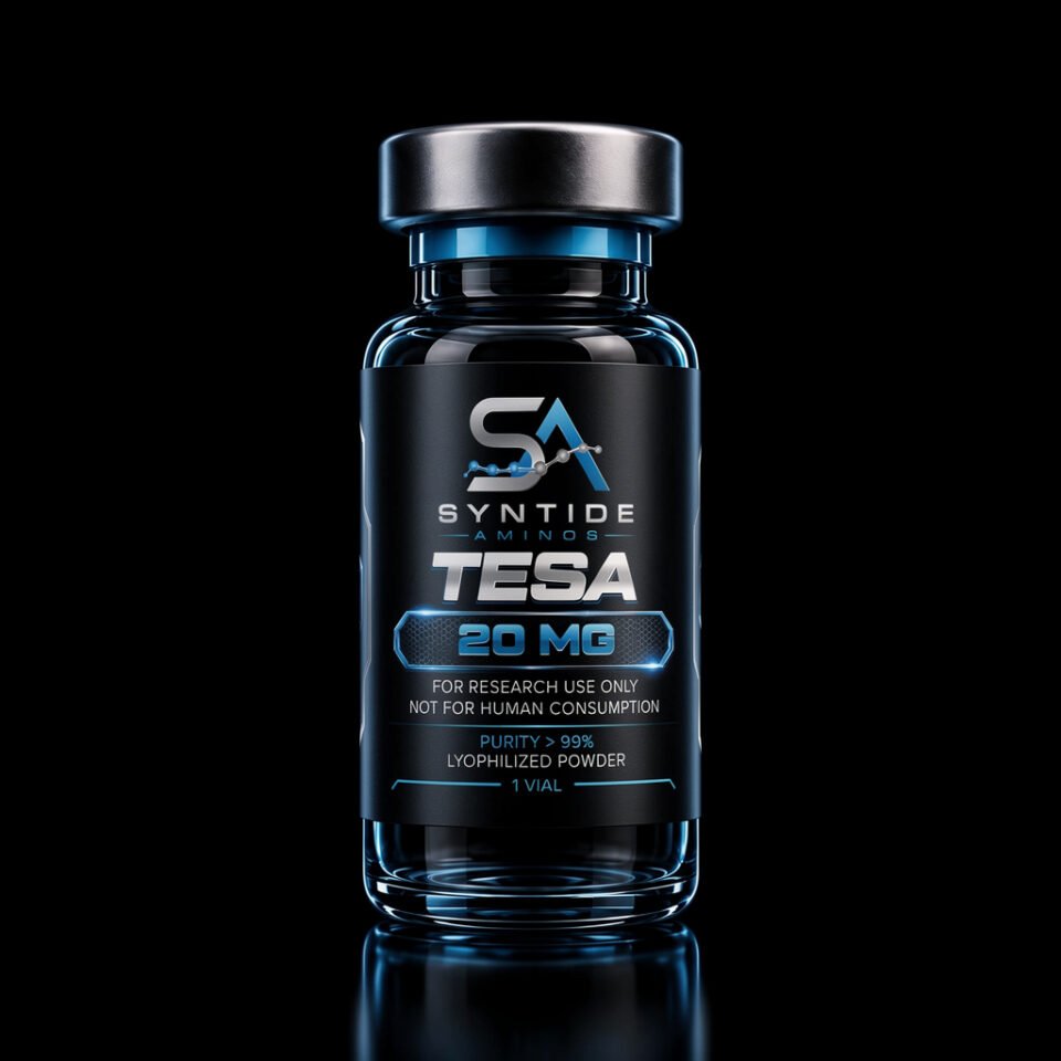 Syntide Aminos TESA tesamorelin 20 mg research vial